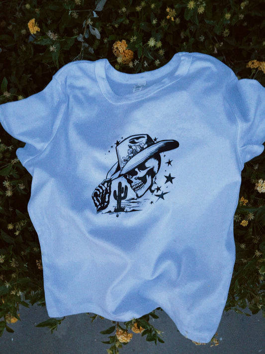Cowgirl Calavera Women's Baby Tee